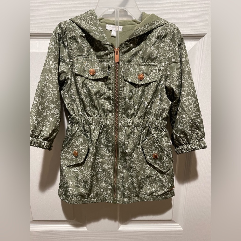 Floral Green Tahari Jacket 2(T) NWOT